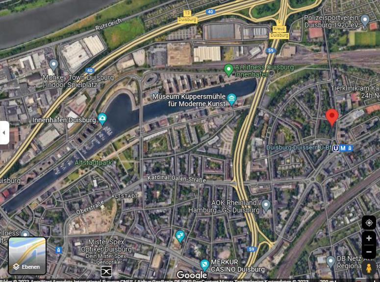 City Apartment Duisburg 2#Netflix &Wlan &Kingsize Bett & Kaffee Maschine & Central & 500M Innenhafen & 2 Min U Bahn מראה חיצוני תמונה